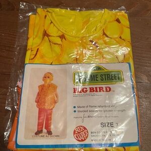 Vintage Big Bird Kids Costume